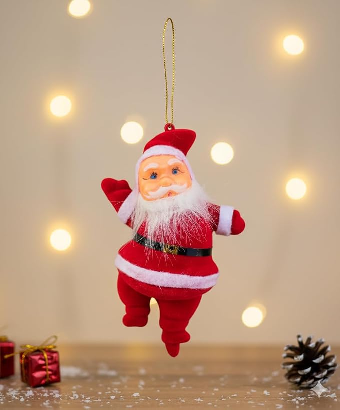 Santa Decoration Hanging for Christmas | Items for Home & Office | Festive Hangings, Foam Ornaments | PoPo Toys ®