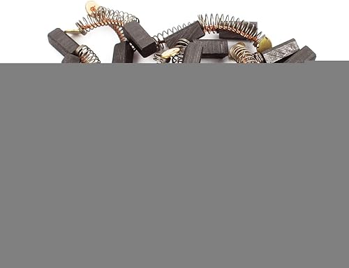 IIVVERR 10 pares de cepillos de carbono de 0.354 x 0.157 x 0.157in, herramienta eléctrica para motor de taladro de martillo eléctrico (10 pares de