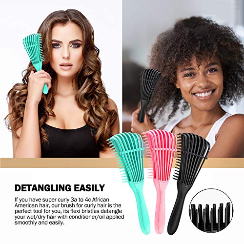 Kpx 11 Detangling Brush For Afro America/African Hair Textured 3A To 4C Kinky Wavy/Curly/Wet/Dry/Oil/Thick/Long Hair, Hair Detangler thumb #5