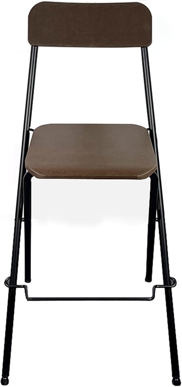 Hanging Railing Table Outdoor Balcony, Folding Patio Rail Table Waterproof Bar Lifting Desk Space Saving Wall-Mounted Side Table for Terrace, Porch, Backyard(Black Chair 70cm/27.6in)