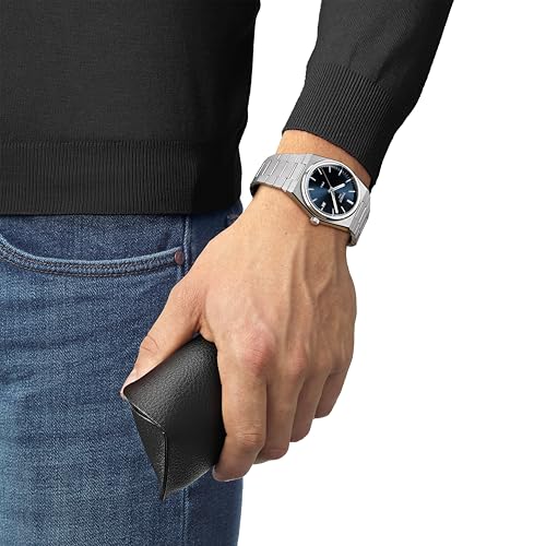 Image of Tissot Men's PRX 316L Stainless Steel Case Dress Watch Grey T1374101104100