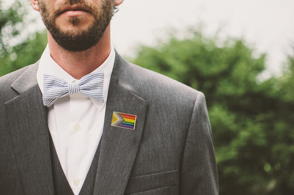 Image of Pack 3PCS /5PCS /10PCS Progress Pride Lapel Pins Brooches Badges