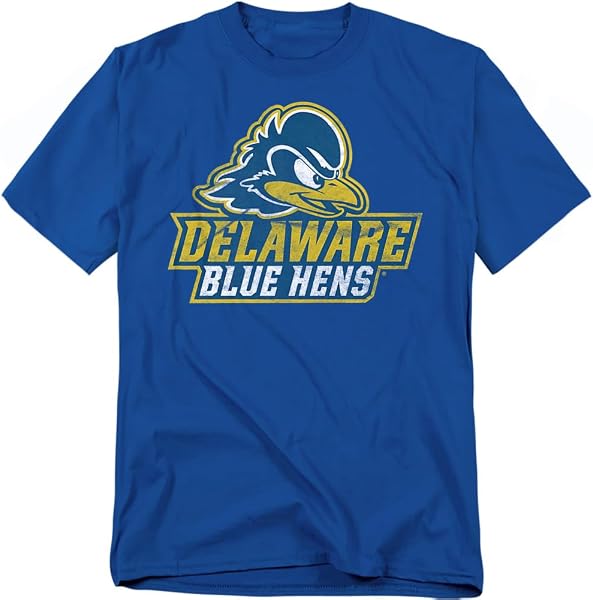 LOGOVISION Official Collegiate Distressed Primary Logo Adult T-Shirt Collection - 1