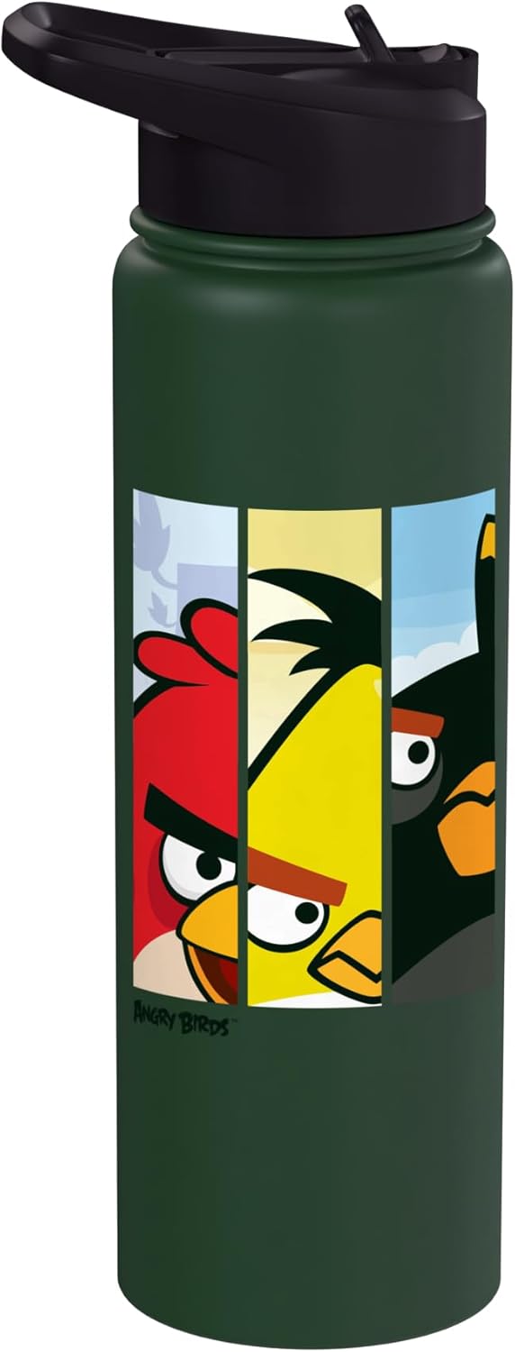 Angry Birds Flock Stainless Steel Insulated Water Bottle