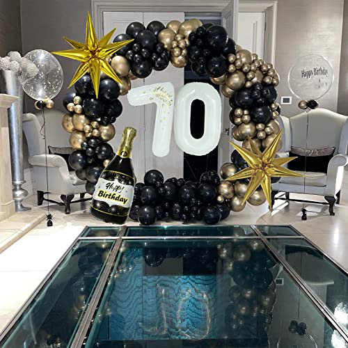 2Pcs 40 In White Large Numbers Balloons 0-9,Number 7 Foil Balloons With 5 Different Stickers For Birthday Party Supplies Decorations #TOP3