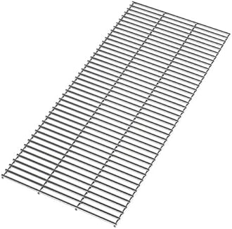 The Fellie BBQ Stainless Steel Grill Grate Replacement BBQ Heavy Duty 5mm Stainless Steel Cutable, Reusable Cooking Grates, 70x34cm