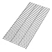 The Fellie BBQ Stainless Steel Grill Grate Replacement BBQ Heavy Duty 5mm Stainless Steel Cutable, Reusable Cooking Grates, 70x35cm