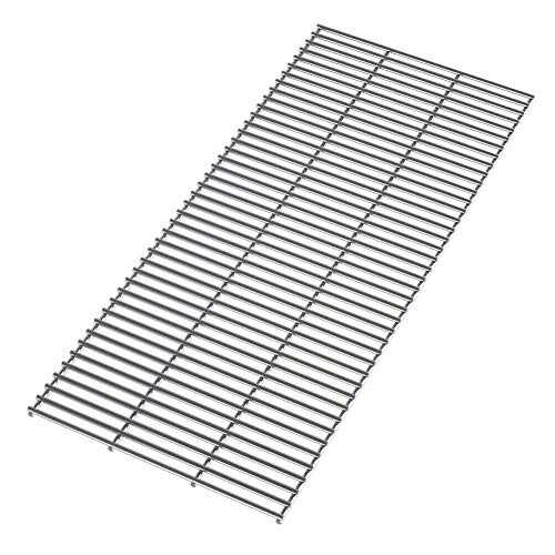 The Fellie BBQ Stainless Steel Grill Grate Replacement BBQ Heavy Duty 5mm Stainless Steel Cutable, Reusable Cooking Grates, 70x34cm