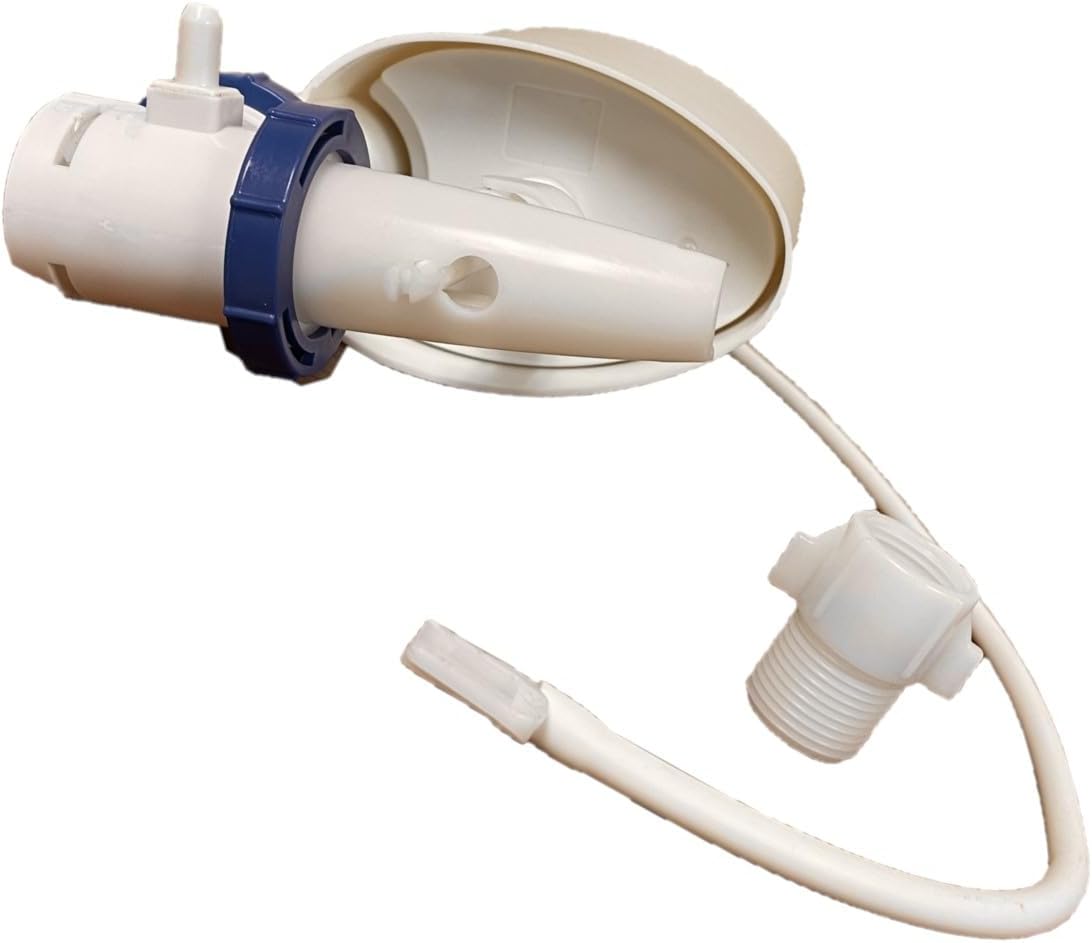 LowBoy Toilet Fill Valve Replacement, Water Level Adjustment from 4 inches to 9 inches Deep, with Filtered Adapter