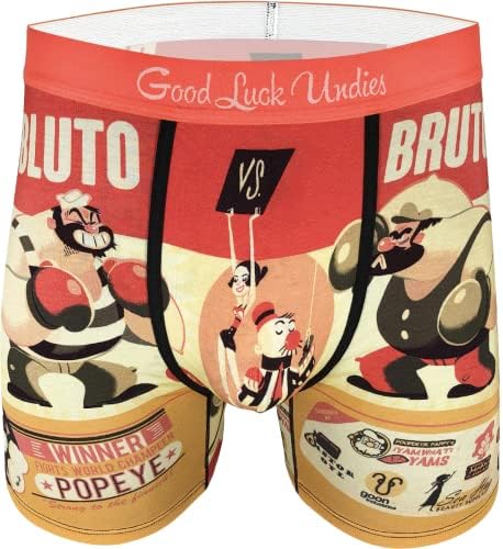 Good Luck Undies Popeye Boxer Brief Underwear