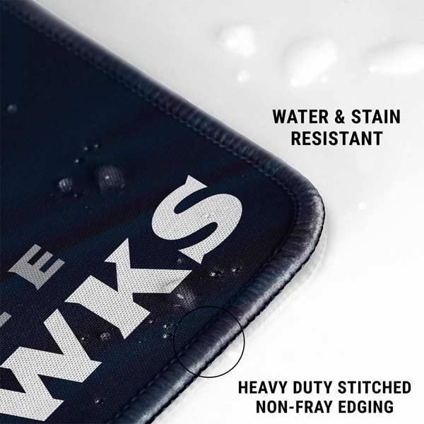 Skinit Small Gaming Mouse Pad - Officially Licensed Seattle Seahawks Design with Stitched Edges, Waterproof, Non-Slip Rubber Base, Desk Mat for Keyboard & Mouse, 12.6