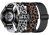 【Réglable et élastique】 Le bracelet de montre compatible avec Samsung Galaxy Watch 6 40 mm 44 mm/Samsung Galaxy Watch 4 40 mm 44 mm est livré avec un fermoir en acier inoxydable. et possède une grande élasticité qui vous permet d'ajuster la longueur à votre guise. pour les tailles de poignet de 5.51