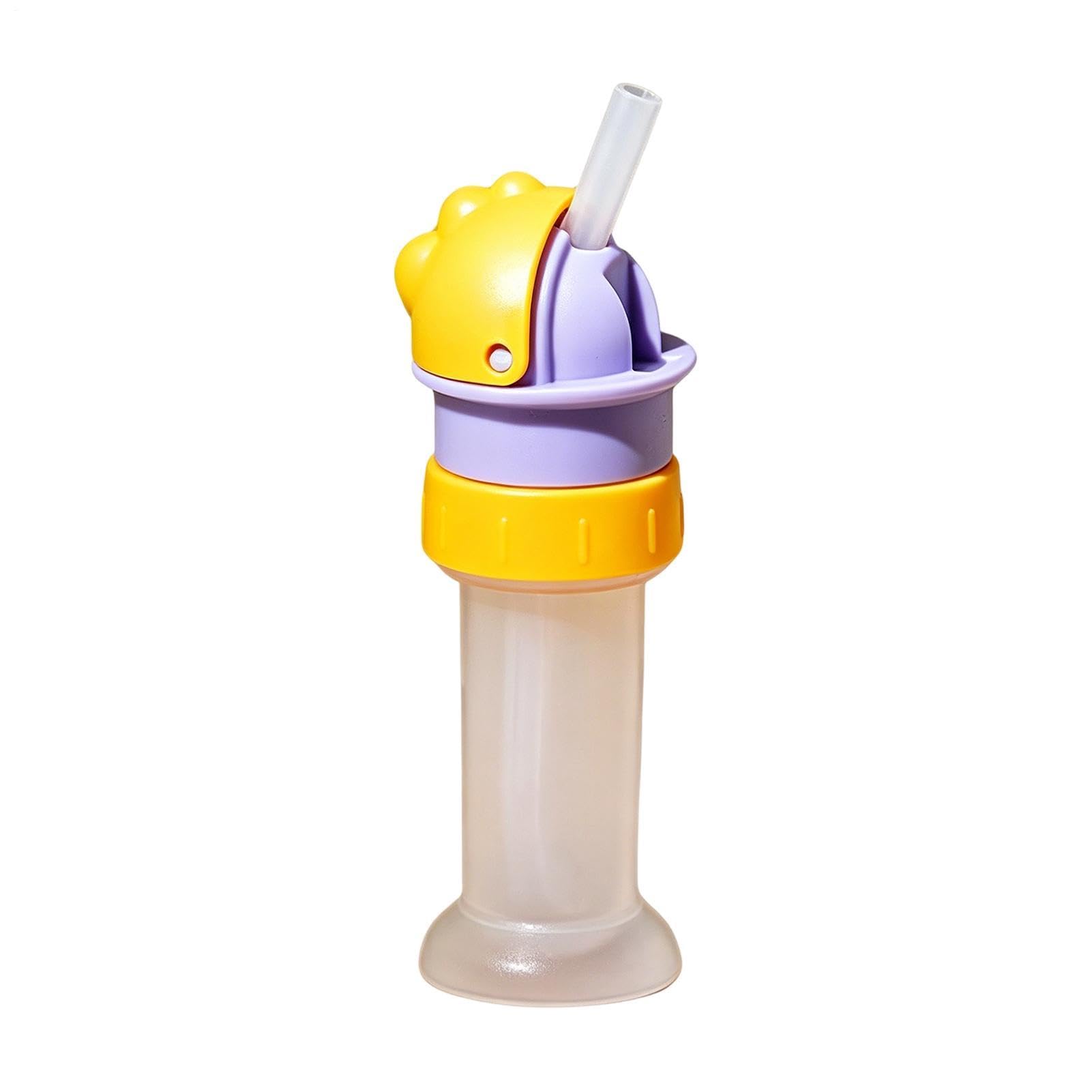 Water Bottle Tops Reusable Leak-Proof Cup Lid with Straw