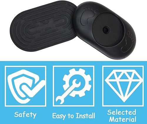 Miniatura 6 de Paquete de 4 protectores de pared para puerta de bebé, protege paredes y puertas para mascotas y perros, montado a presión en la puerta de la