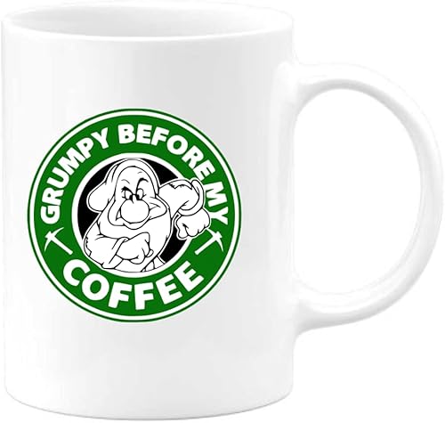 Taza Grumpy Before Coffee (11 oz.) Divertidas tazas novedosas, gran idea de taza de regalo para cualquier ocasión como el día del padre, Navidad de