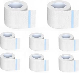 6 Rolls micropore Tape 1/2 inch, Paper Tape Medical 1 inch Sensitive Skin, Medical Tape for Wound Care, Surgical Tape for Wound Care, Nose Tape for Sleeping Shaping, Gauze Tape for Wounds