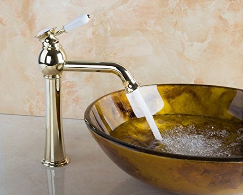 Vasque en céramique Gowe et robinet mitigeur pour des toilettes modernes et chics