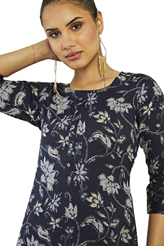 Image of Soch Women Rayon Regular Fit Printed Kurta