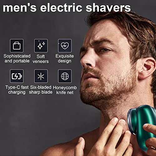 Mini Electric Shaver Portable Electric Shaver, Pocket Portable Electric Shaver Wet And Dry Usb Mini Shavers For Men, Electric Mini Shaver Portable Electric Shaver For Home, Car, Travel (1Pc-Silver) #TOP4