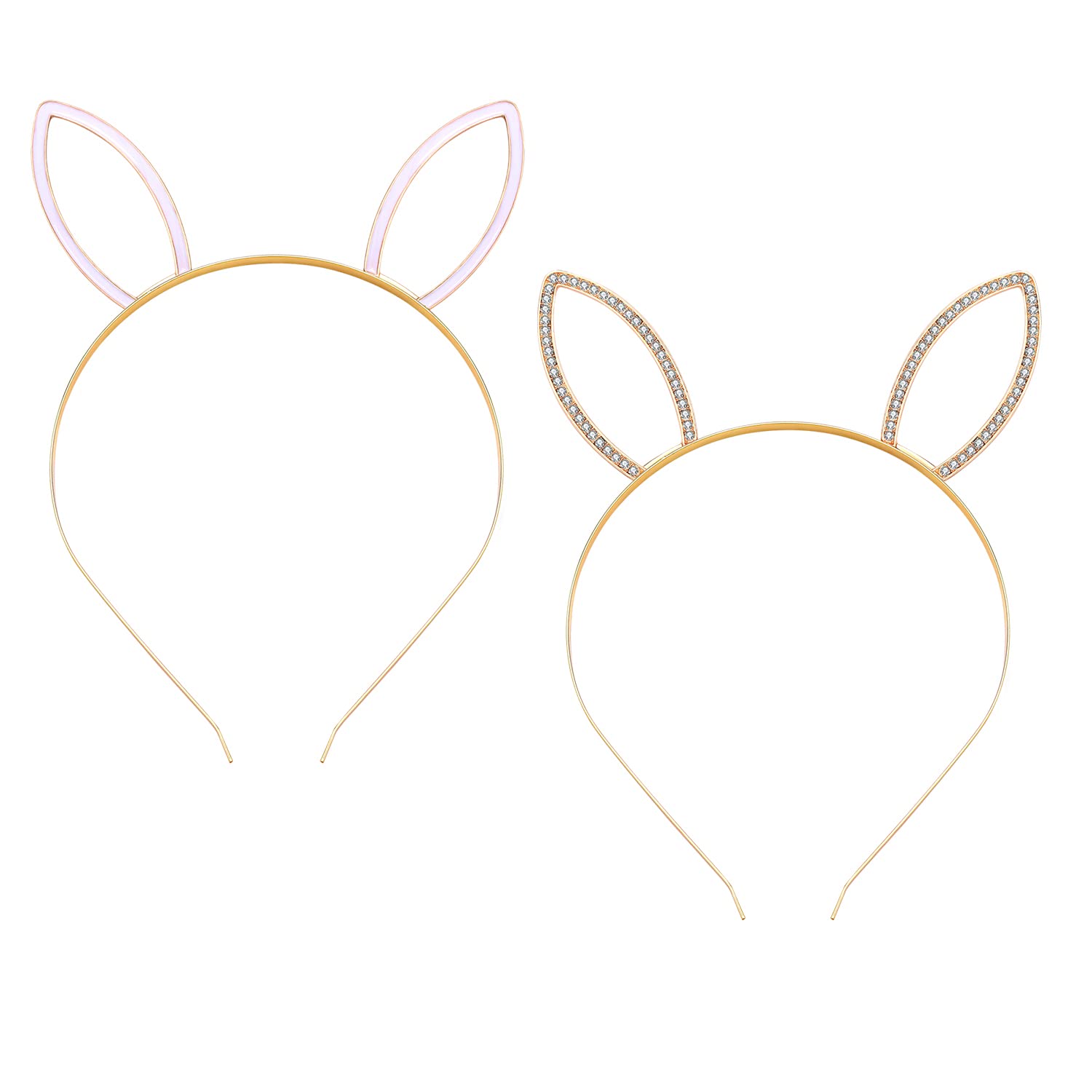 BSJELL Easter Headband Bunny Ear Headband Cute Rabbit Hairband Spring Hair Accessories for Women