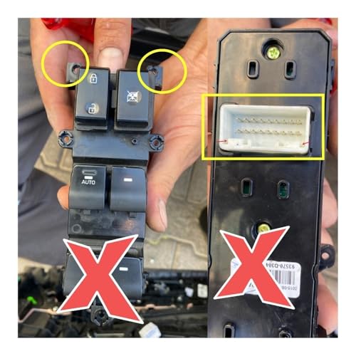 Interrupteur bouton leve vitre electrique Tucson reparez commande bloquee