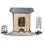 Feit Bird Genius Smart Feeder Wild Bird 2.5 L Plastic Bird Feeder 1 Ports