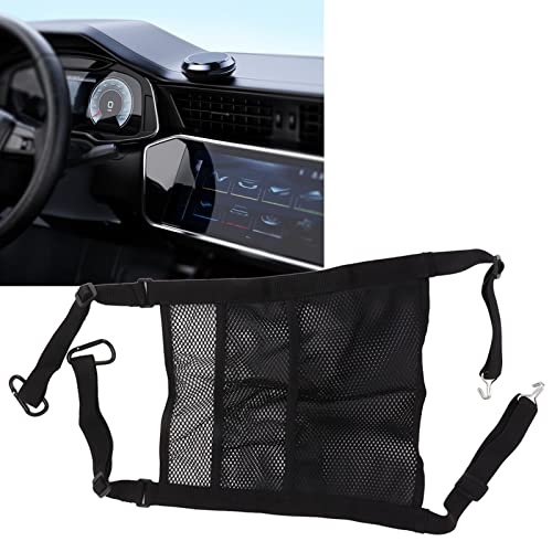 TYTOGE Barreira de saco de malha no banco traseiro, barreira de bolsa de armazenamento de rede de ca