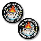 Le patch comprend : 2 écussons « This Little Light Of Mine I'M Gonna Let It Shine » - Écussons militaires - Décoration pour vos vêtements - Répondez à vos besoins et montrez votre personnalité.