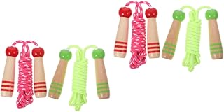 INOOMP 4 pcs cartoon skipping rope workout skipping rope light up jump rope jump rope cable portable gym machine jump ropes for kids exercise jump rope Kids Skipping Ropes Jump Rope Kids