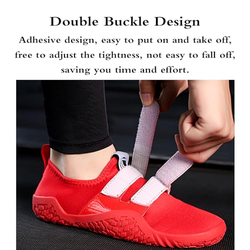 Deadlift Shoes,Men Women Squat Weightlifting Shoes,Fitness Gym Training Shoes,Lightweight,Easy to Put On and Take Off,Breathable,Non-Slip,Easy to Carry,for Gym Cross Training. Pink - Image 4