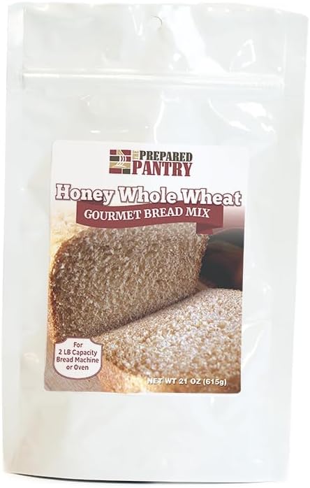 The Prepared Pantry Honey Whole Wheat Bread Mix; Single Pack; For Bread Machine or Oven