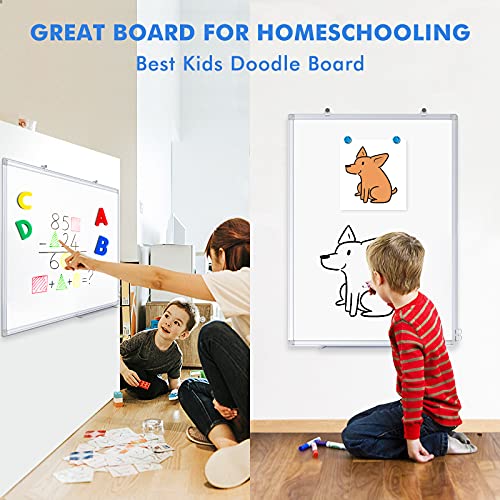 Magnetic White Board, maxtek Whiteboard for Wall Mounted, Lightweight Hanging Whiteboard for Home Office School (36x24inch, White) image 7