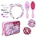 CERDÁ LIFE'S LITTLE MOMENTS - Set d'Accessoires de Coiffure 8 pièces pour Filles Peppa Pig - Licence Officielle Nickelodeon Multicolore