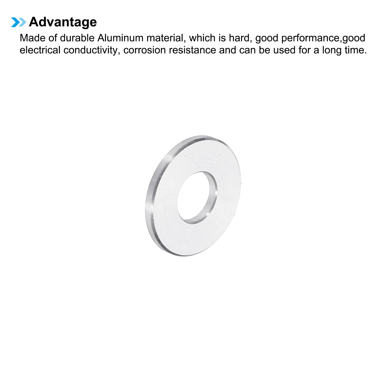 PATIKIL M6 Aluminum Spacers, 12pcs 1/4" x 5/8" Round Metal Spacers for 1/4 or M6 Screw Bolts - Image 4