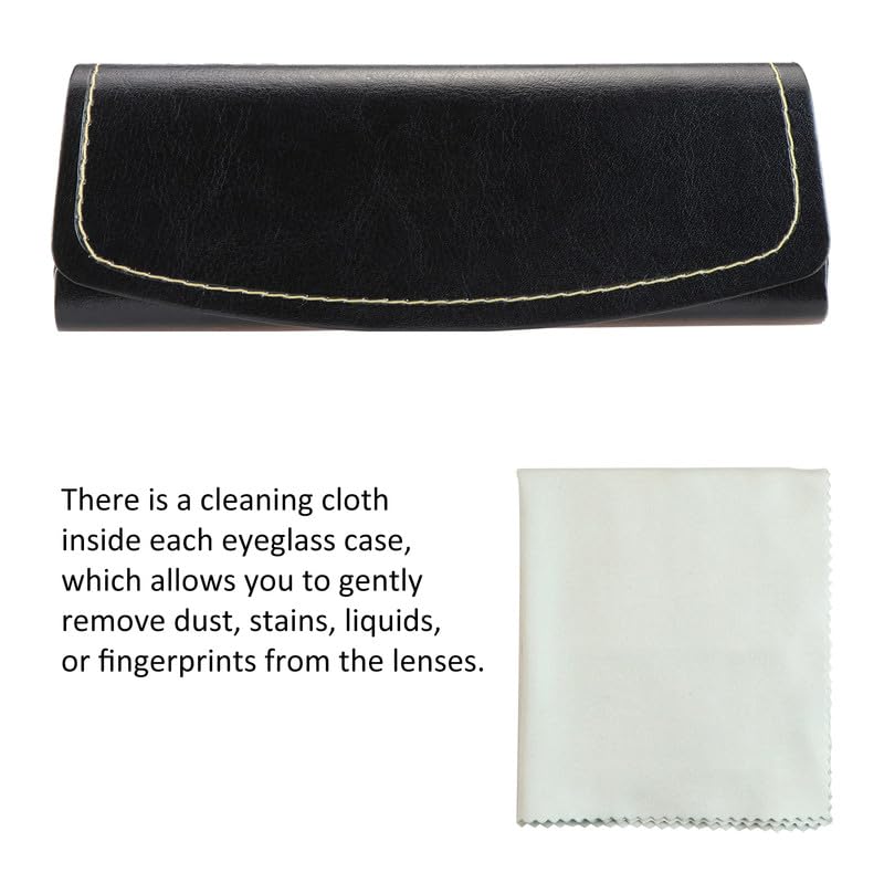 Image of VisionGlobal Hard Shell Eyeglass Case for Eyeglasses and Sunglasses for Men /Women and Kids