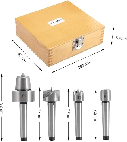 Miniatura 4 de Juego de 4 vasos de madera MT1 Live Center para torno de madera, torno de madera, torno de torneado, juego de centro de taza, para madera y