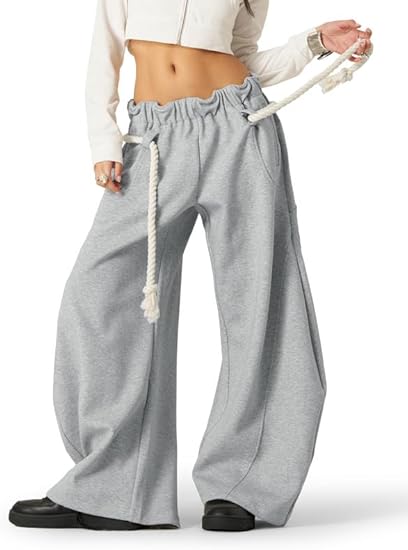 Aelfric Eden Geruite Patchwork Joggingbroek Heren Plaid Patchwork Sweatpants Dames Vrijetijdsbroek Casual Sportbroek Streetwear Hoge Taille Comfortabele Losse Broeken, bruin, XL