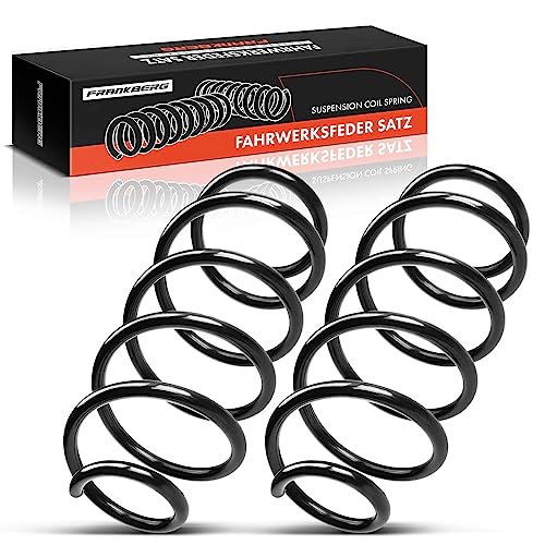 Frankberg 2x Ressorts de suspension Essieu Avant Compatibles avec Convertible City-Coupé 450 2001-2004 Fortwo Convertible Coupé 450 2006-2007