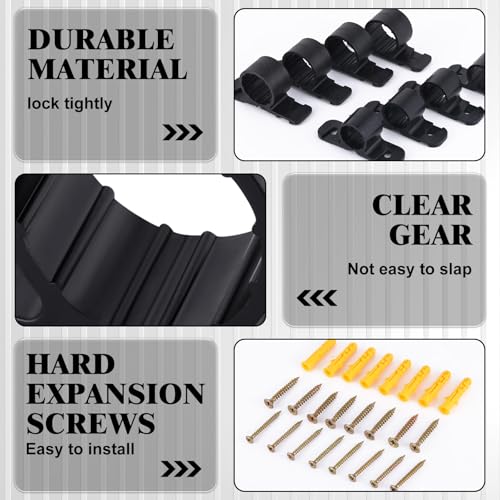 Image of 50 Pack 1 /2 Inch Pipe Supports Suspension Pex Pipe Clamp Tubing Supports with Screws for Pex, Copper, CPVC Pipe