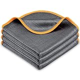 Carbon Microfiber Cleaning Cloth Glass Window Polishing Lint Free Streak Free Easy Clean Rag Reusabl