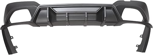 Miniatura 5 de Difusor trasero para BMW Serie 3 G20 M Sport 330i 340i 320i 330e M340i 2019-2022 negro mate ABS parachoques trasero alerón parachoques inferior