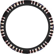Bowling Steering Wheel Cover, Printed Universal Car Accessories, Cute Stylish and Non-Slip Car Decor for Men Women