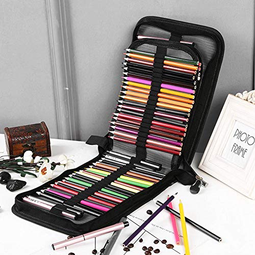 Estojo de lápis, estojo de desenho para lápis Caixa de caneta Estojo de lápis, 72 furos para o estud