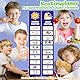 Wochenplaner Kinder - Thema Weltraum Montessori Magnettafel inkl. 237 Magnete, Aufbewahrungsbox, Staffeleien, Haken, Kordel & Abwischbar Stift - Tagesplaner Kinder Routine - Lernspiele ab 3 Jahre