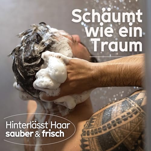 Foto von Arista Anti Schuppen Shampoo für Damen & Herren | Festes, Sulfatfreies Haarshampoo | Neemblat-Pulver & Teebaumöl | Vegane Haarseife