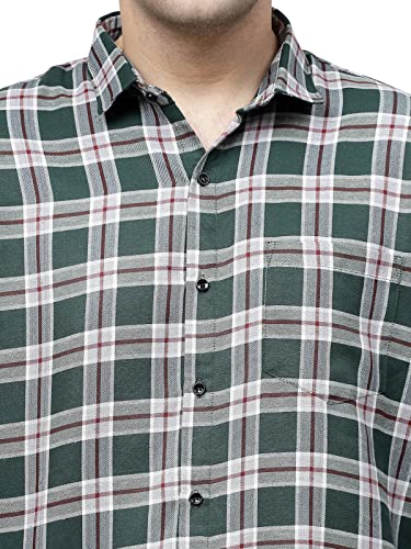 Image of ELYYORK Men's Checkered Regular Fit Shirt