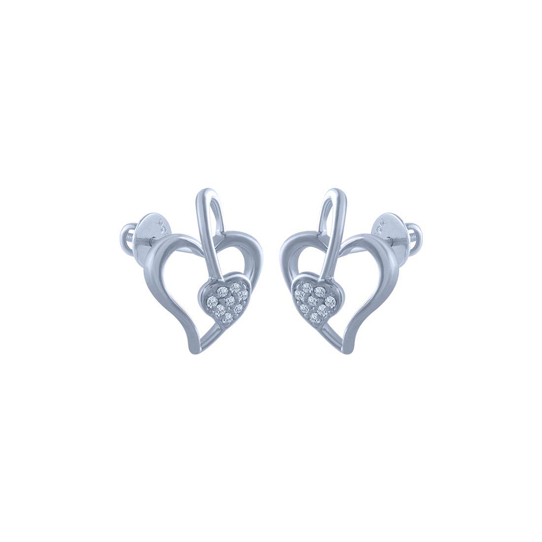 Gold and Diamond Stud Earrings for Women-image-18