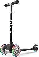 Vista 12 de 3-Wheel Kick Scooter for Kids Ages 3-8 Lean-to-Steer Toddler Scooter with Extra Wide Light Up Wheels, 4 Adjustable Heights, Foldable Scooters for