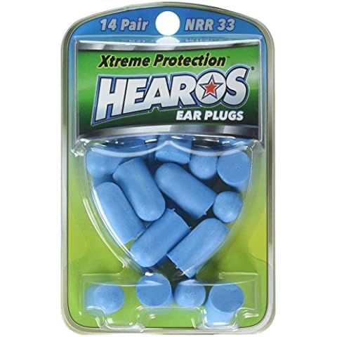 Hearos Xtreme Protection Foam Ear Plugs, 14-Pair Cover