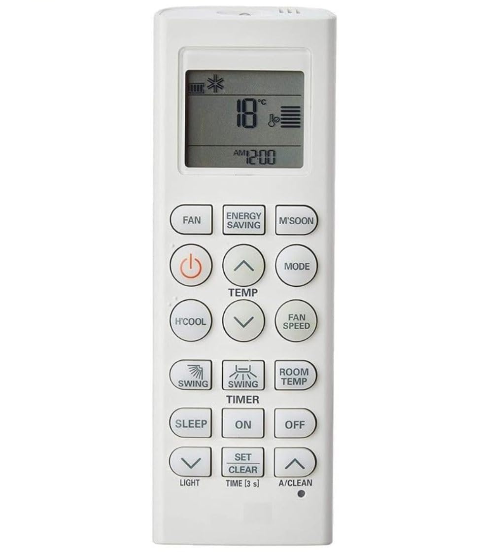 Universal AC Remote Compatible with LG Split & Window Air Conditioner AKB73975614 / AKB73975615 (No Backlight) 1 Ton, 1.5 Ton & 2 Ton – Supports 2★/3★/4★/5★ Inverter & Non-Inverter Models – AC-36I-picture-34
